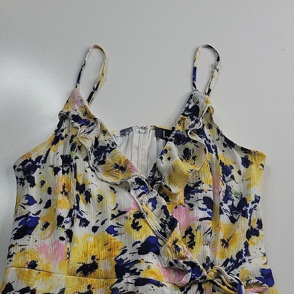 LULU'S HIGH SLIT FLORAL LINED STRAPPY Berryessa MAXI DRESS L LARGE - Picture 4 of 12